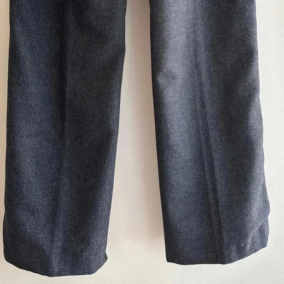 Charter Club Classic Fit Grey Checked Wool Blend Trousers, Size 10 - Picture 15 of 16